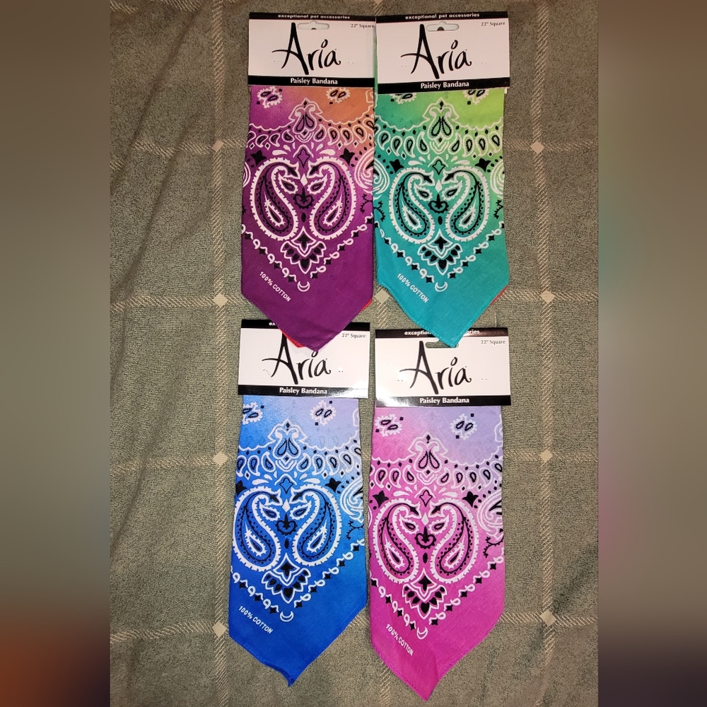 Aria tye dye bandanas